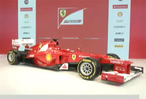 Nowe Ferrari F2012