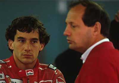 Ayrton Senna i Ron Dennis