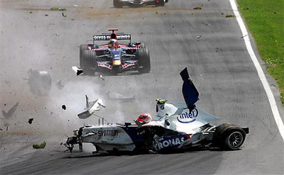 Wypadek Roberta Kubicy - GP Kanady 2007
